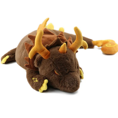 Genshin Impact Plush Toy Game Zhong Li Morax Dragon Toy Soft Stuffed Plushie