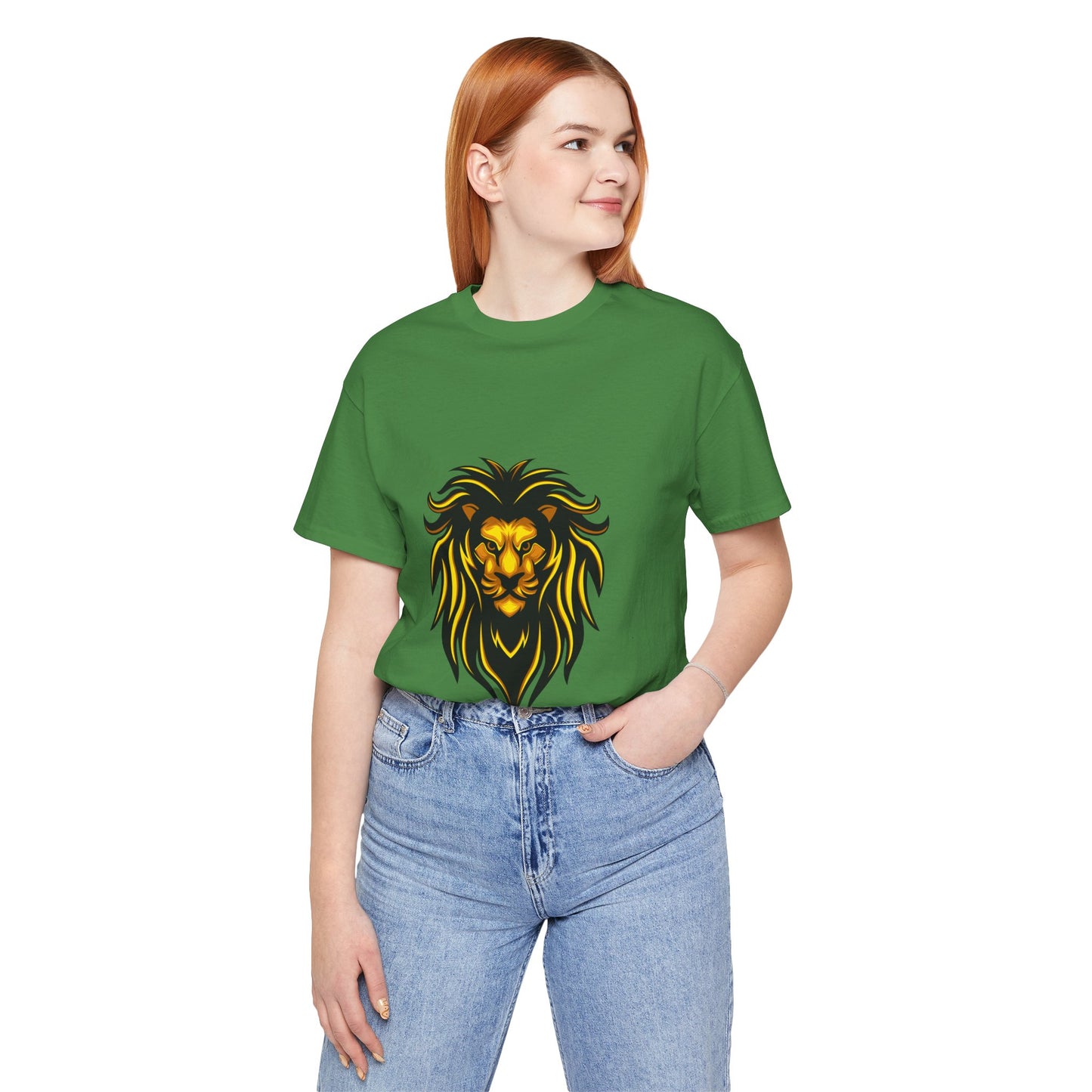 Tshirt Print Lion Fashion - DUGO