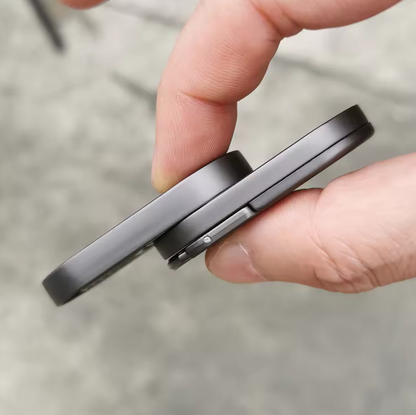 Target Push Slider Fidget Toy Metal Spinner Coin for Anxiety Relief