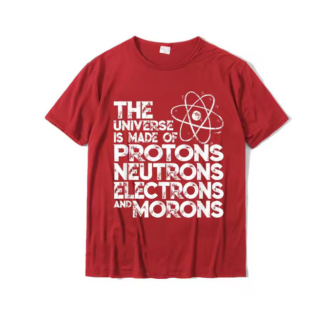 Science Humor Tee Vintage Physics Joke T-Shirt The Universe Is Made Of
