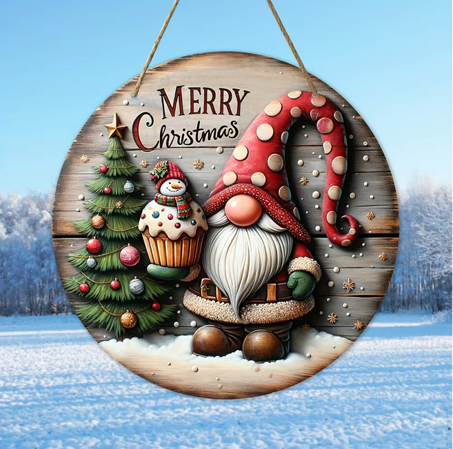 Christmas Decorations Wooden Sign Merry Christmas Wooden Sign Hanging