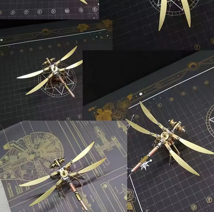 Metal Dragonfly Puzzle Model Kit