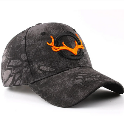 Men Outdoor Hunting Camouflage Jungle Hat 3D Deer Head Hiking