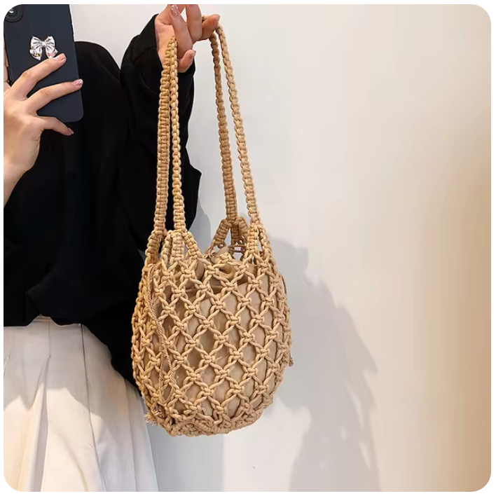 Handbags For Women Handmade Drawstring Beach