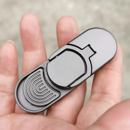 Target Push Slider Fidget Toy Metal Spinner Coin for Anxiety Relief