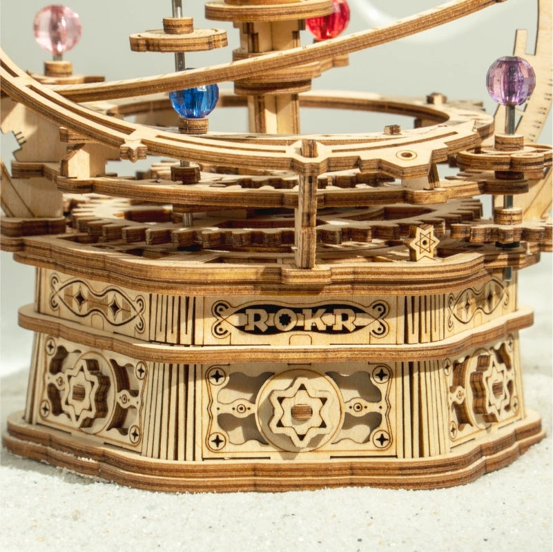 Robotime Rokr Music Box 3D Wooden Puzzle Building Kits Game Assembly