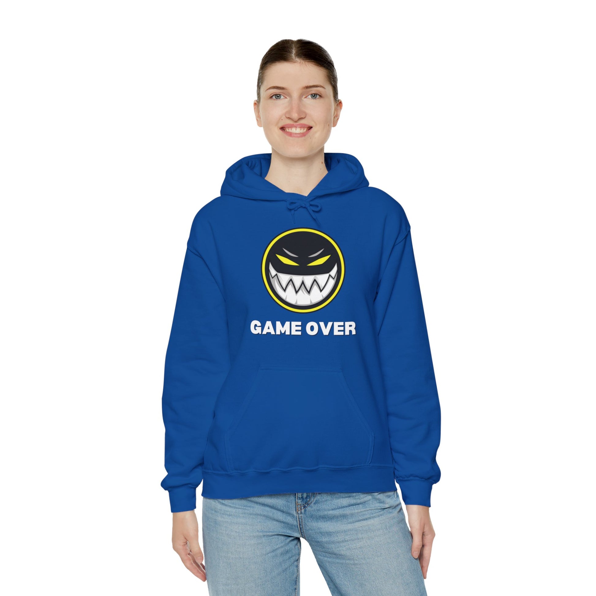 Game Over Hooded Sweatshirt Fashion - DUGO