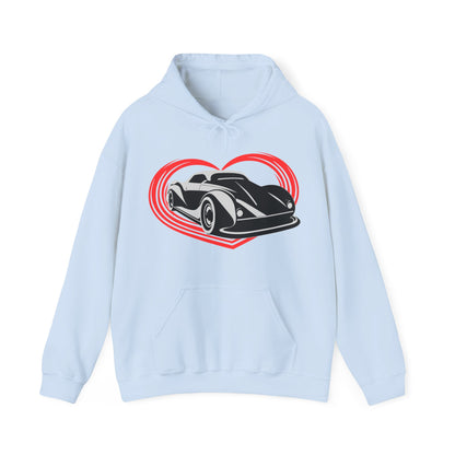 Love Car Hooded Sweatshirt - DUGO