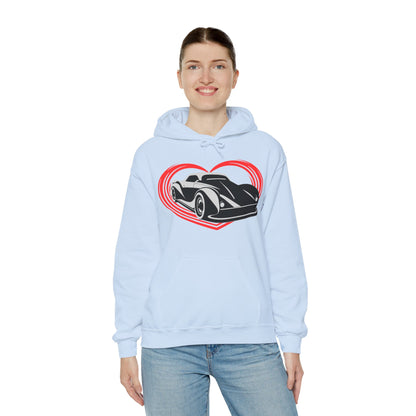 Love Car Hooded Sweatshirt - DUGO