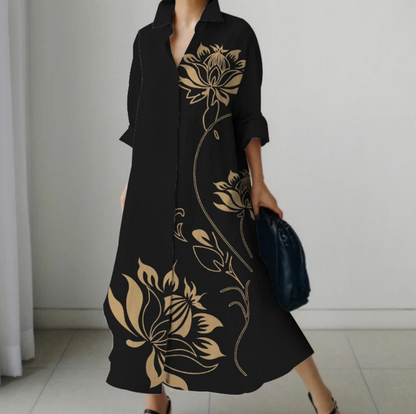 Casual Long Oversized Loose Long Sleeve Shirt Dresses Women