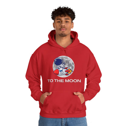 To The Moon Hooded Sweatshirt - DUGO