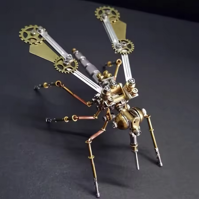 Steampunk Mechanical Mosquito Model Set