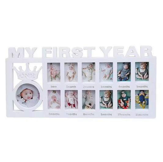 Baby Memory Photo Frame  My First Year Keepsake Gift