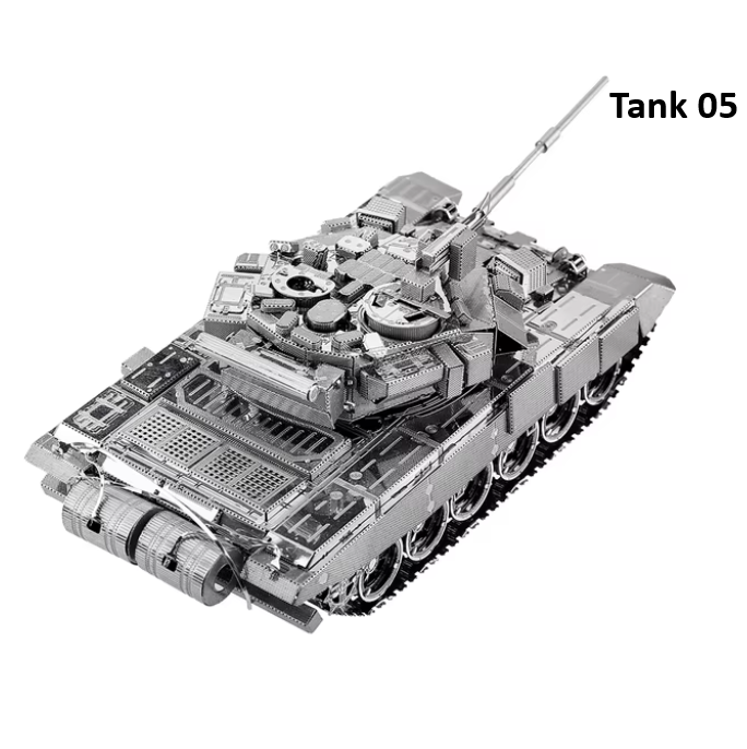 Piececool Model Building Kits Tank 3D Puzzle Metal Jigsaw Toys