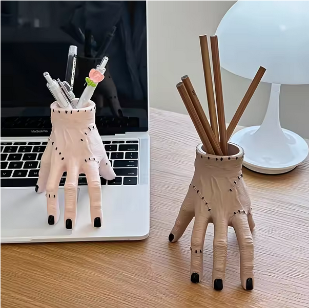 Hand Shaped Resin Pen Holder