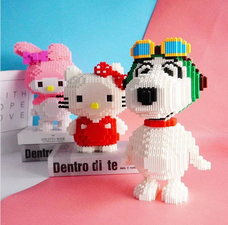 Cartoon Doll Snoopy Building Blocks Children - DUGO