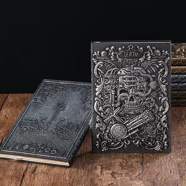 Journal Embossed Writing Notebook Handmade Leather Cover Diary Gift