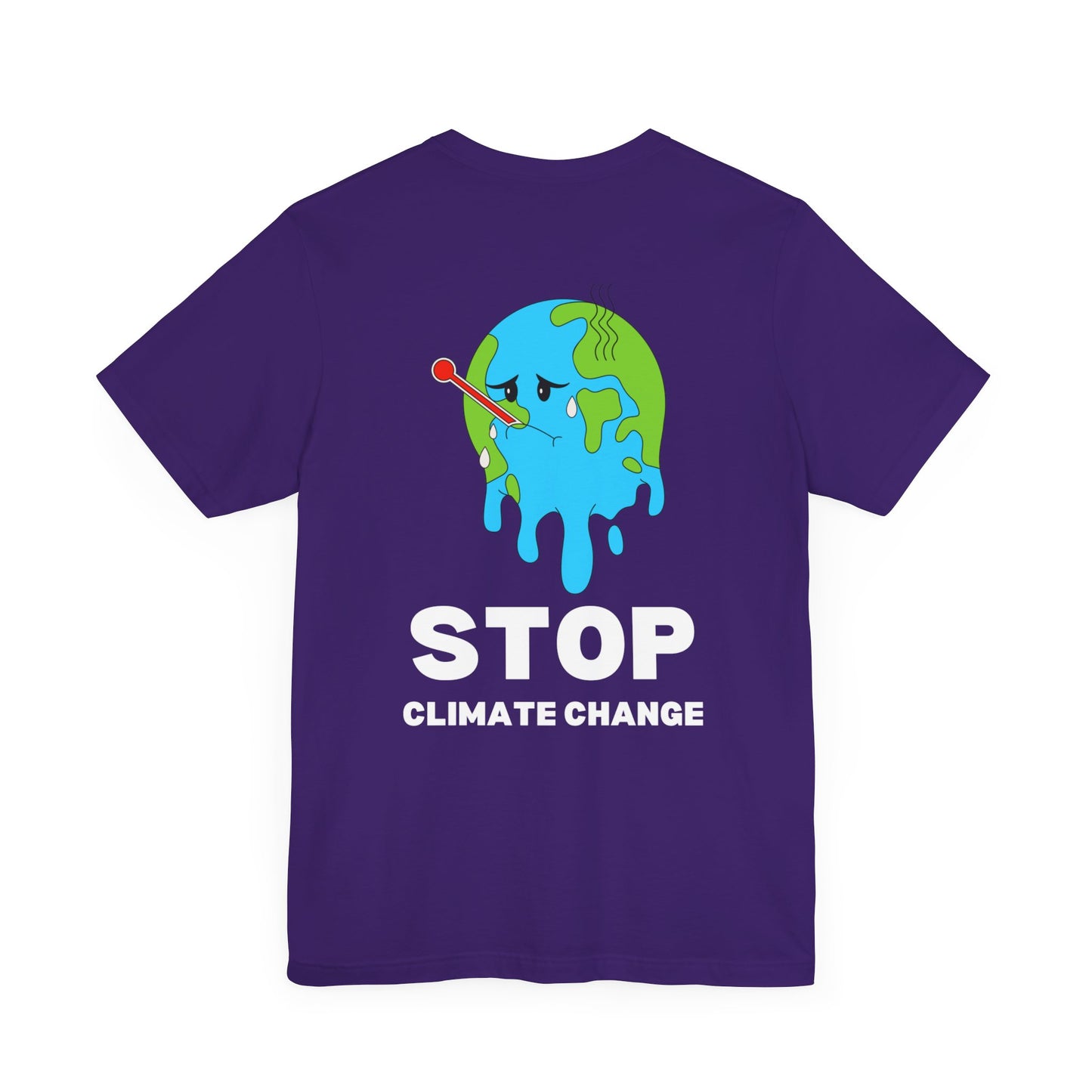 Stop Climate Change Short Sleeve Tshirt - DUGO