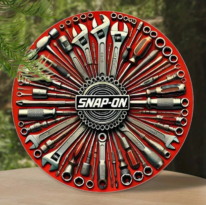 Unique Vintage Aluminum Wall Art Wrench And Screwdriver Sign For Garage Or Bar