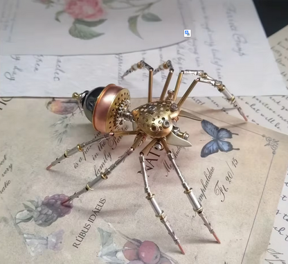 Steampunk Mechanical Jumping Spider Puzzle