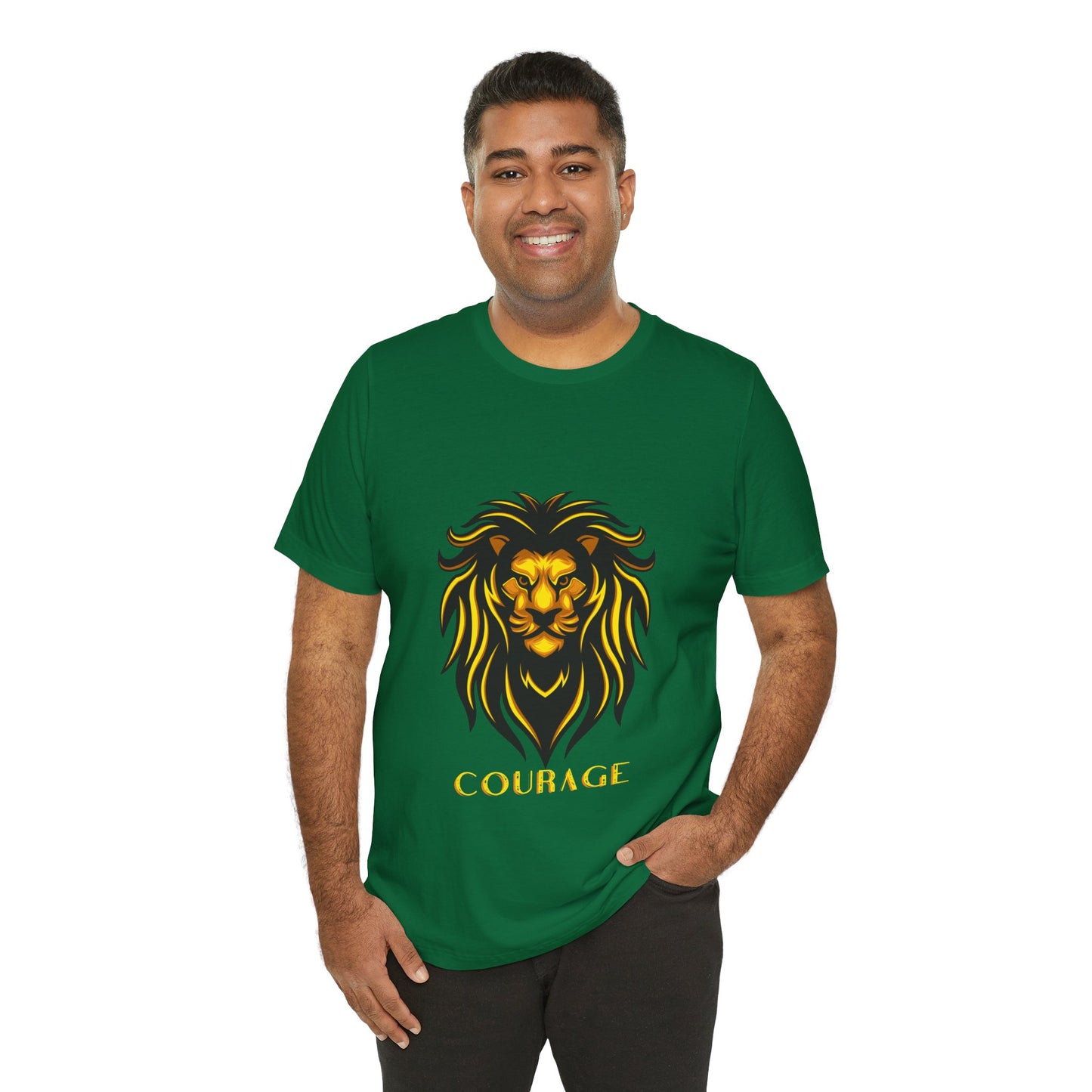 Tshirt Print Lion Fashion - DUGO