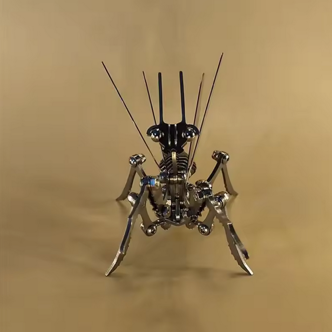 Stainless Steel Mantis Mechanical Insect Assembled Model Kit