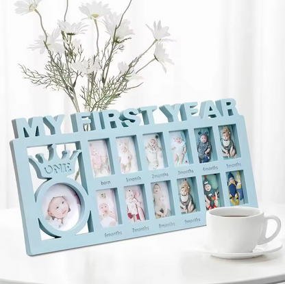 Baby Memory Photo Frame  My First Year Keepsake Gift