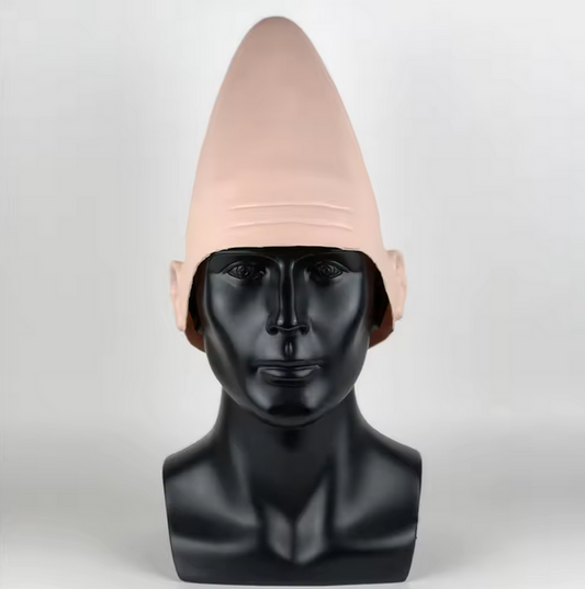 Halloween Alien Conehead Latex Cosplay Helmet Party Costume Prop