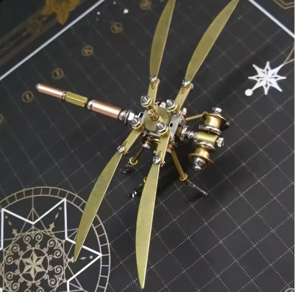 Metal Dragonfly Puzzle Model Kit