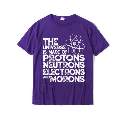 Science Humor Tee Vintage Physics Joke T-Shirt The Universe Is Made Of
