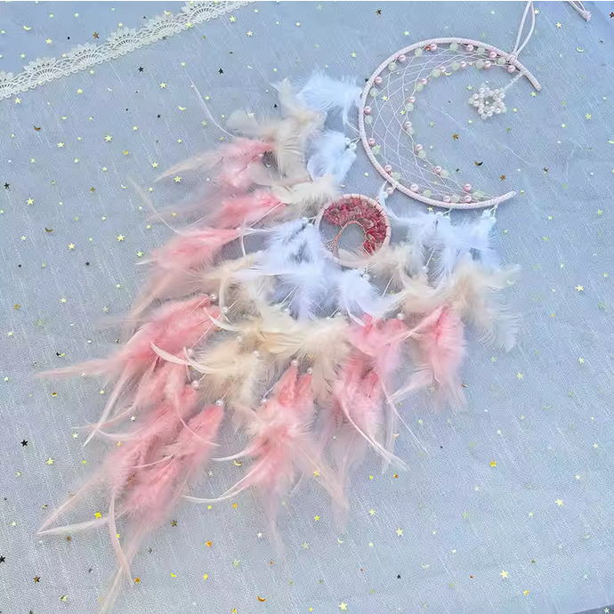 Dream Catcher Wind Chime Natural Stone Festival Gift And Home Decor