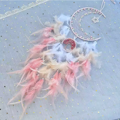 Dream Catcher Wind Chime Natural Stone Festival Gift And Home Decor