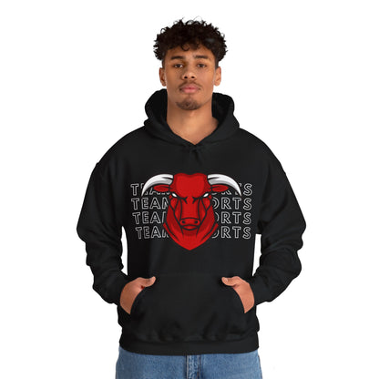 Team Sport Bullhead Hooded Sweatshirt - DUGO