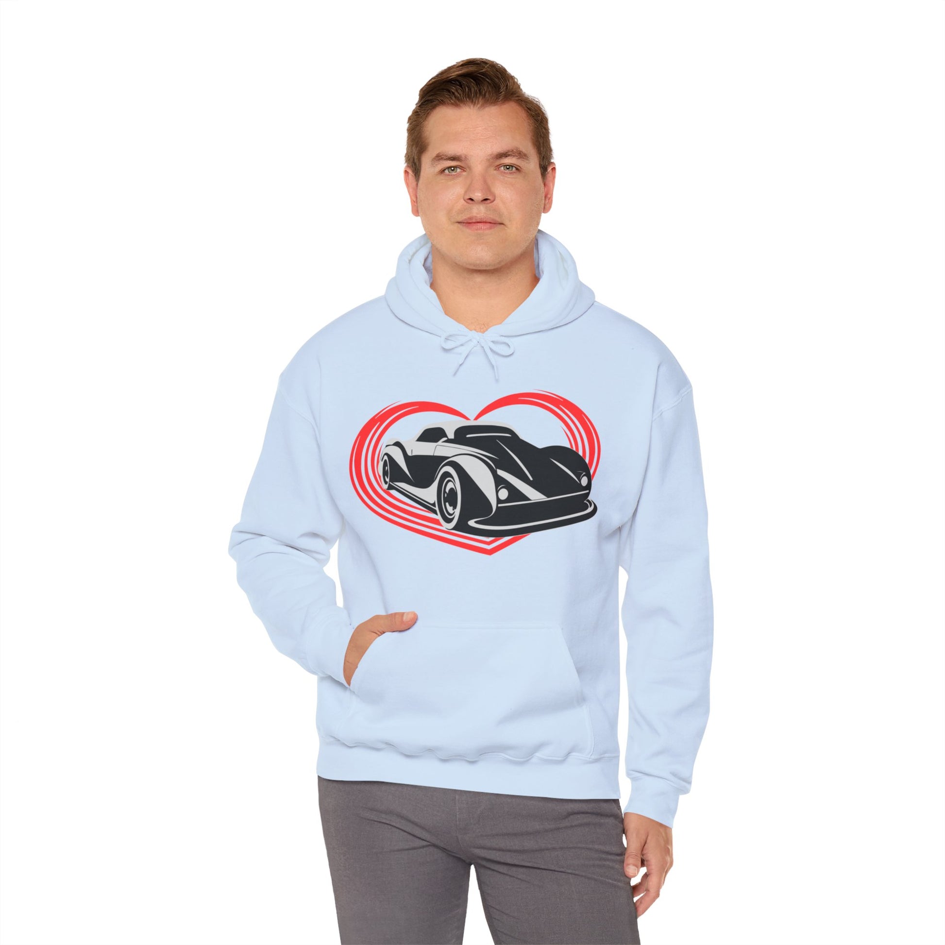 Love Car Hooded Sweatshirt - DUGO