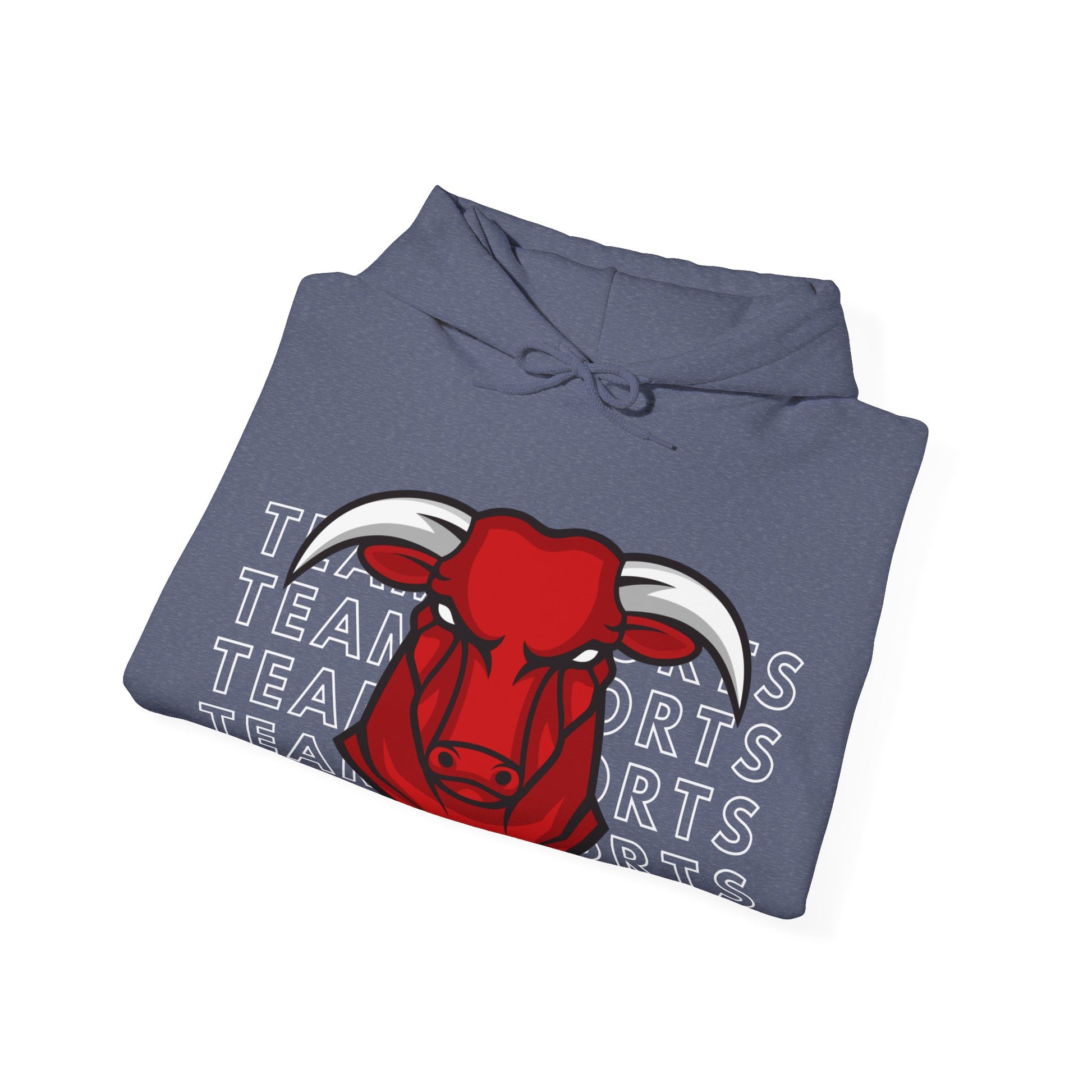 Team Sport Bullhead Hooded Sweatshirt - DUGO