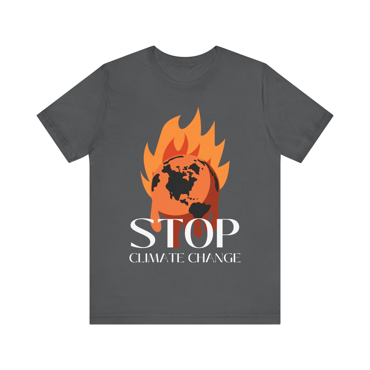 Stop Climate Change Short Sleeve Tshirt - DUGO