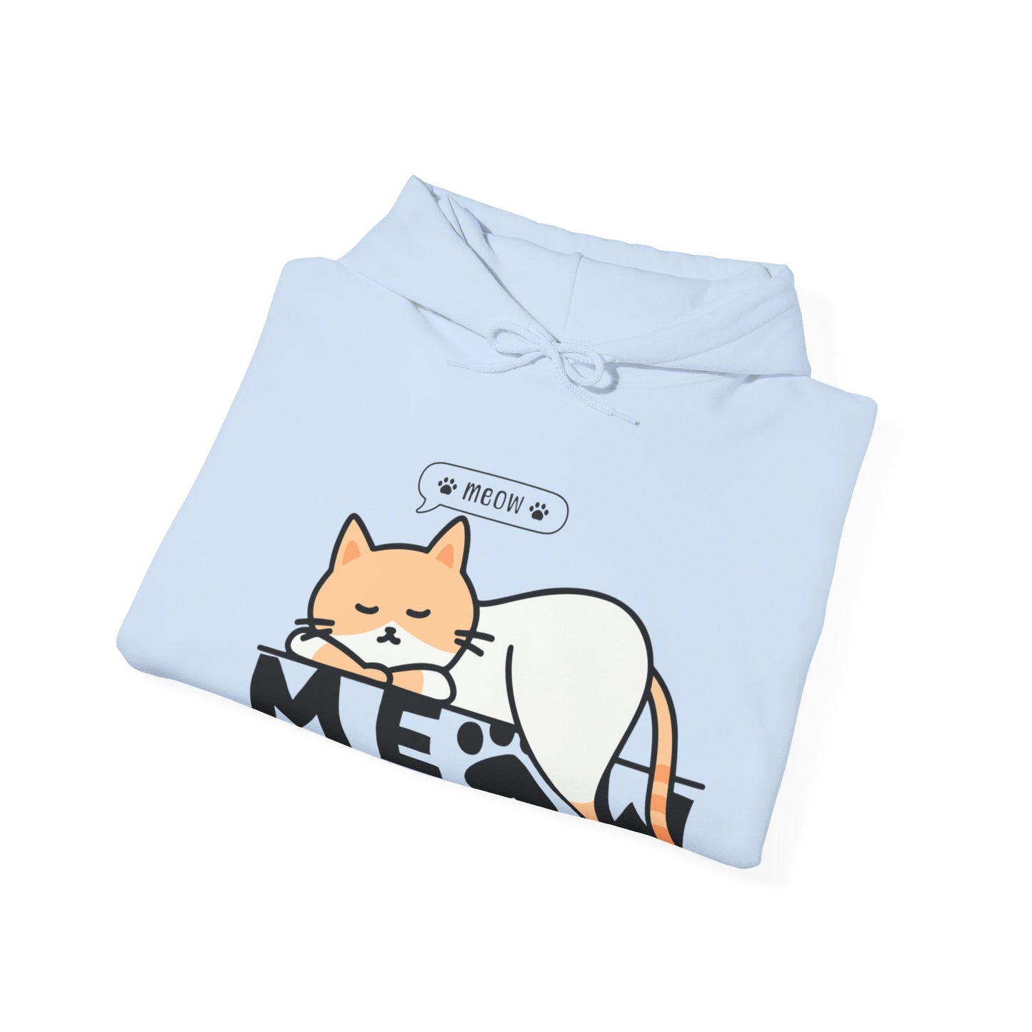 Meow Meow Hooded Sweatshirt - DUGO