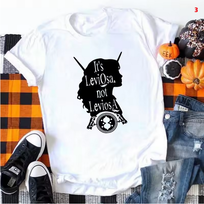 Deathly Hallows Graphic Women Tee Casual Summer Fashion Top