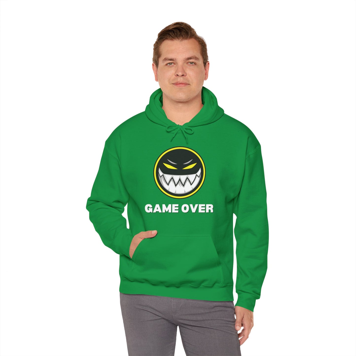 Game Over Hooded Sweatshirt Fashion - DUGO