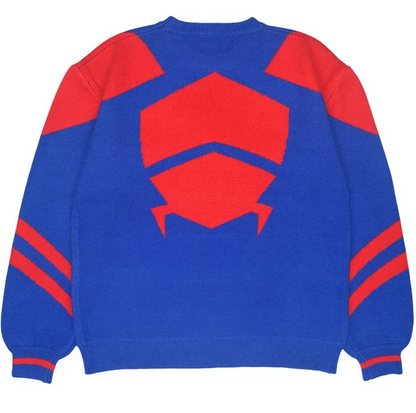 Gothic Knitted Sweater Unisex Loose Cotton Pullover