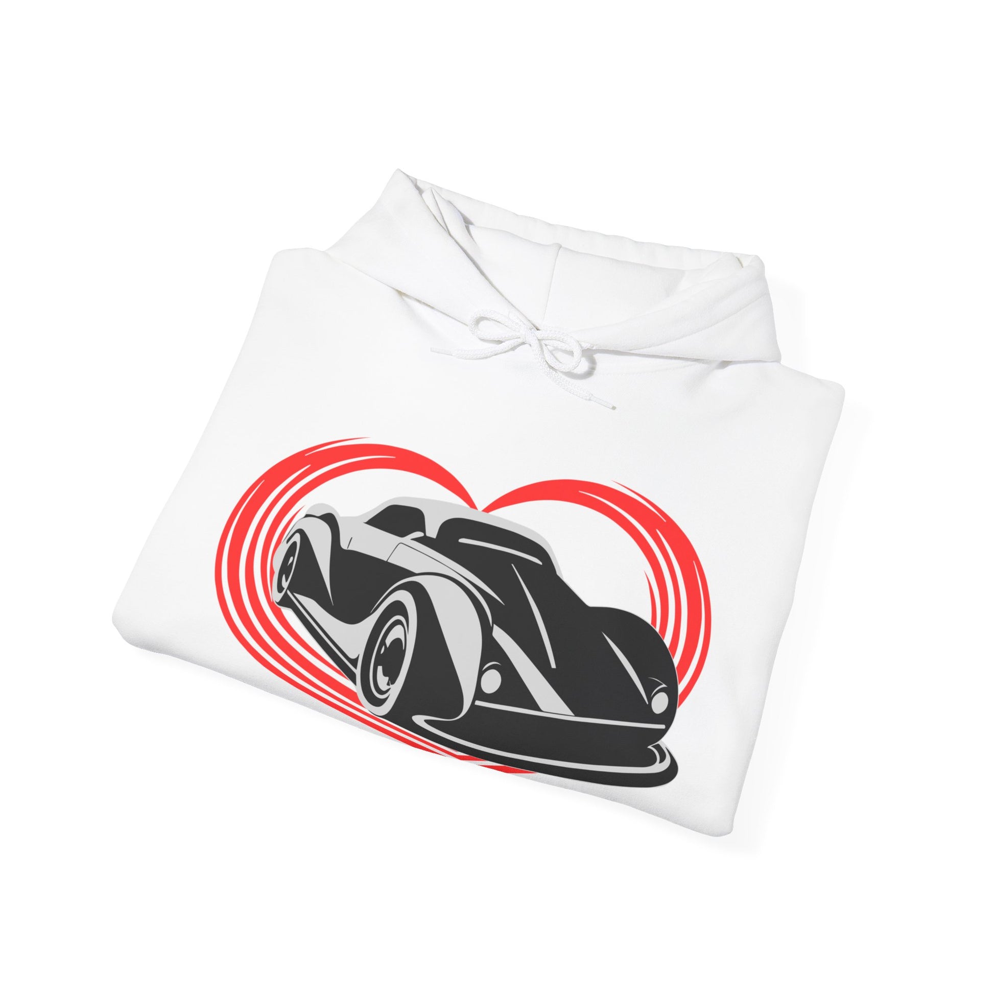 Love Car Hooded Sweatshirt - DUGO