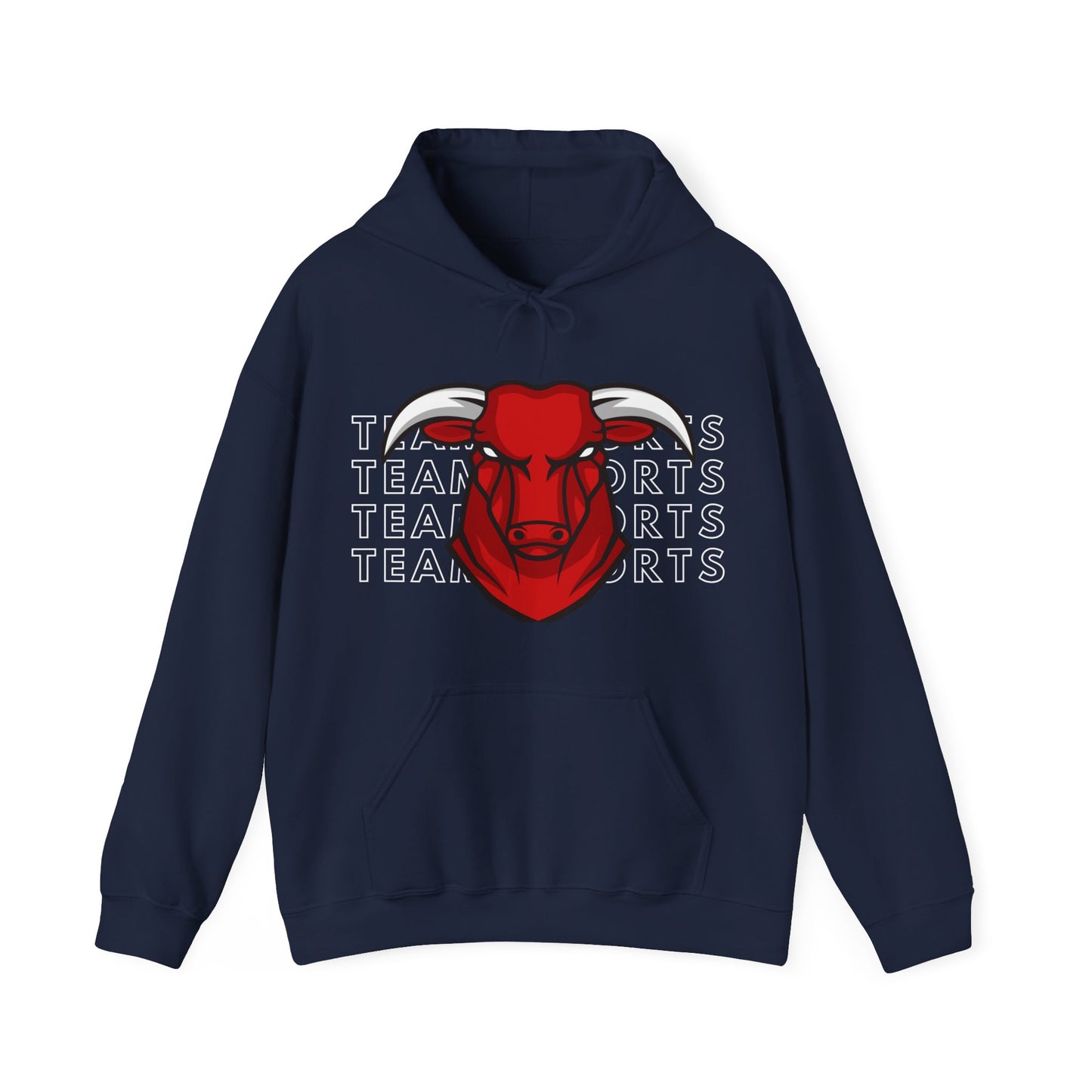 Team Sport Bullhead Hooded Sweatshirt - DUGO