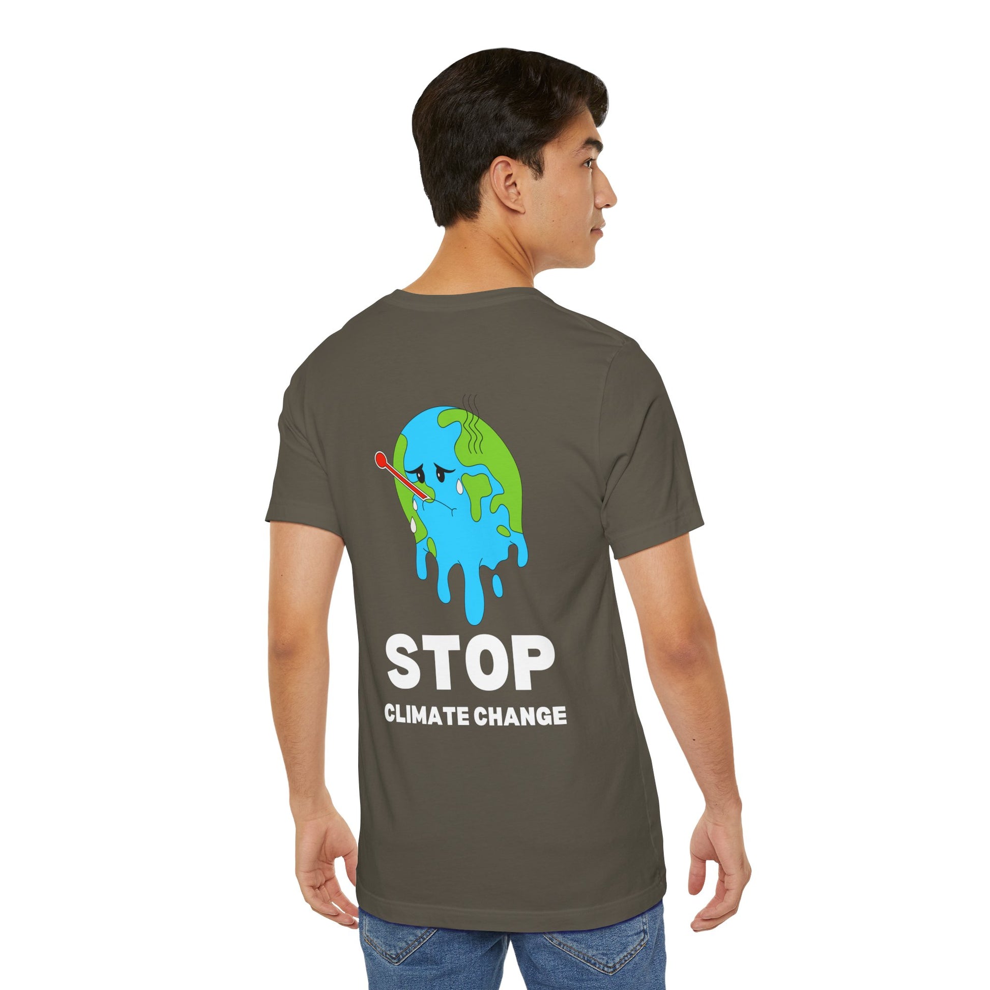 Stop Climate Change Short Sleeve Tshirt - DUGO