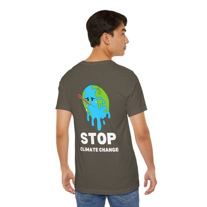 Stop Climate Change Short Sleeve Tshirt - DUGO