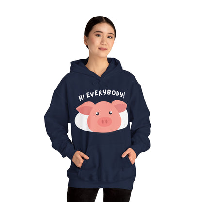 Hi Every Body Hooded Sweatshirt - DUGO