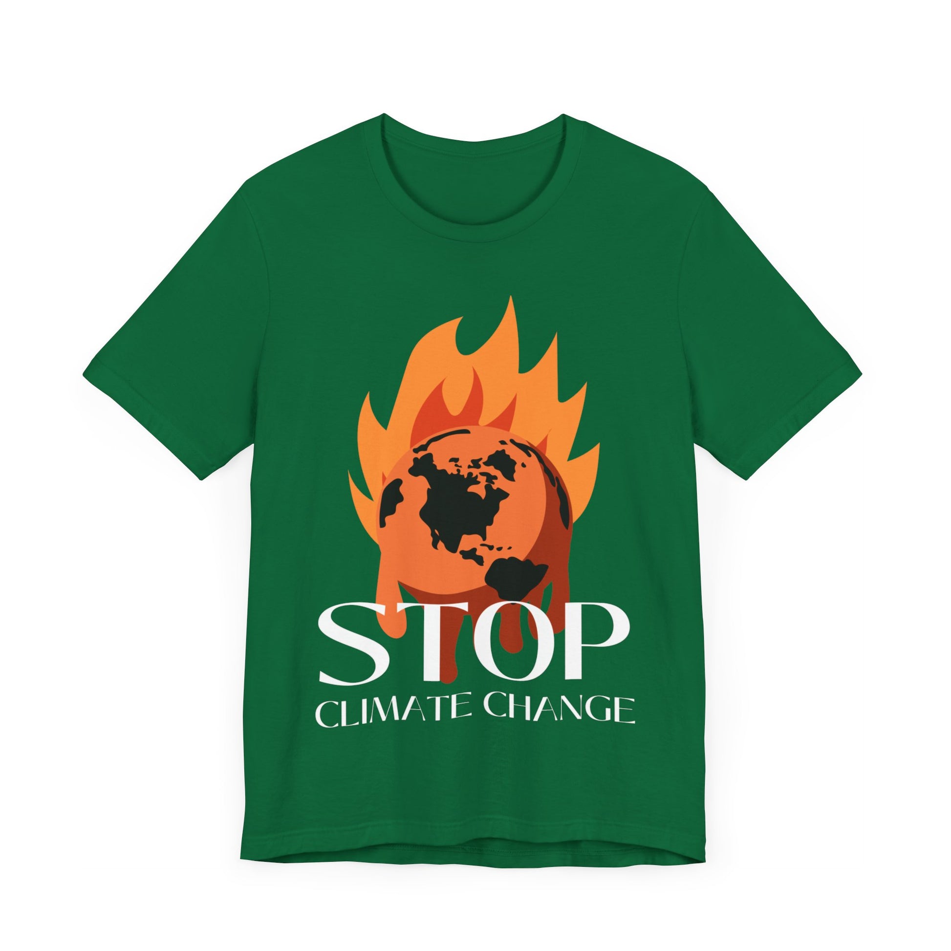 Stop Climate Change Short Sleeve Tshirt - DUGO