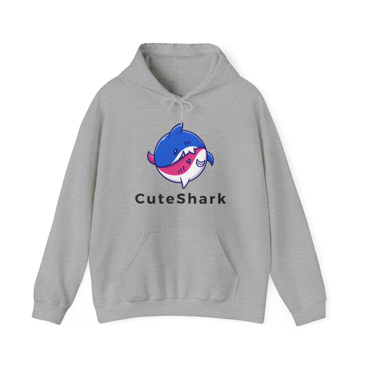 Cute Shark Hooded Sweatshirt - DUGO