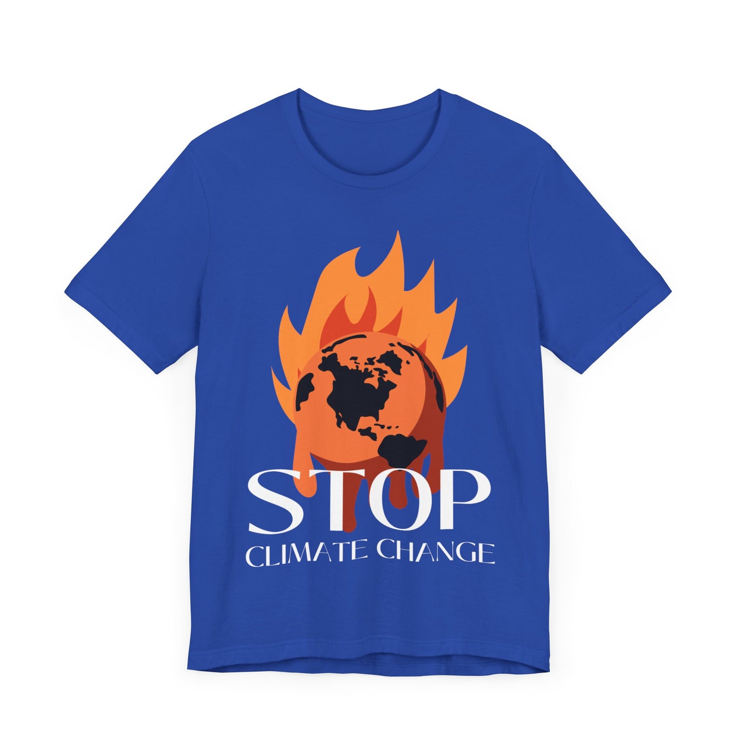 Stop Climate Change Short Sleeve Tshirt - DUGO