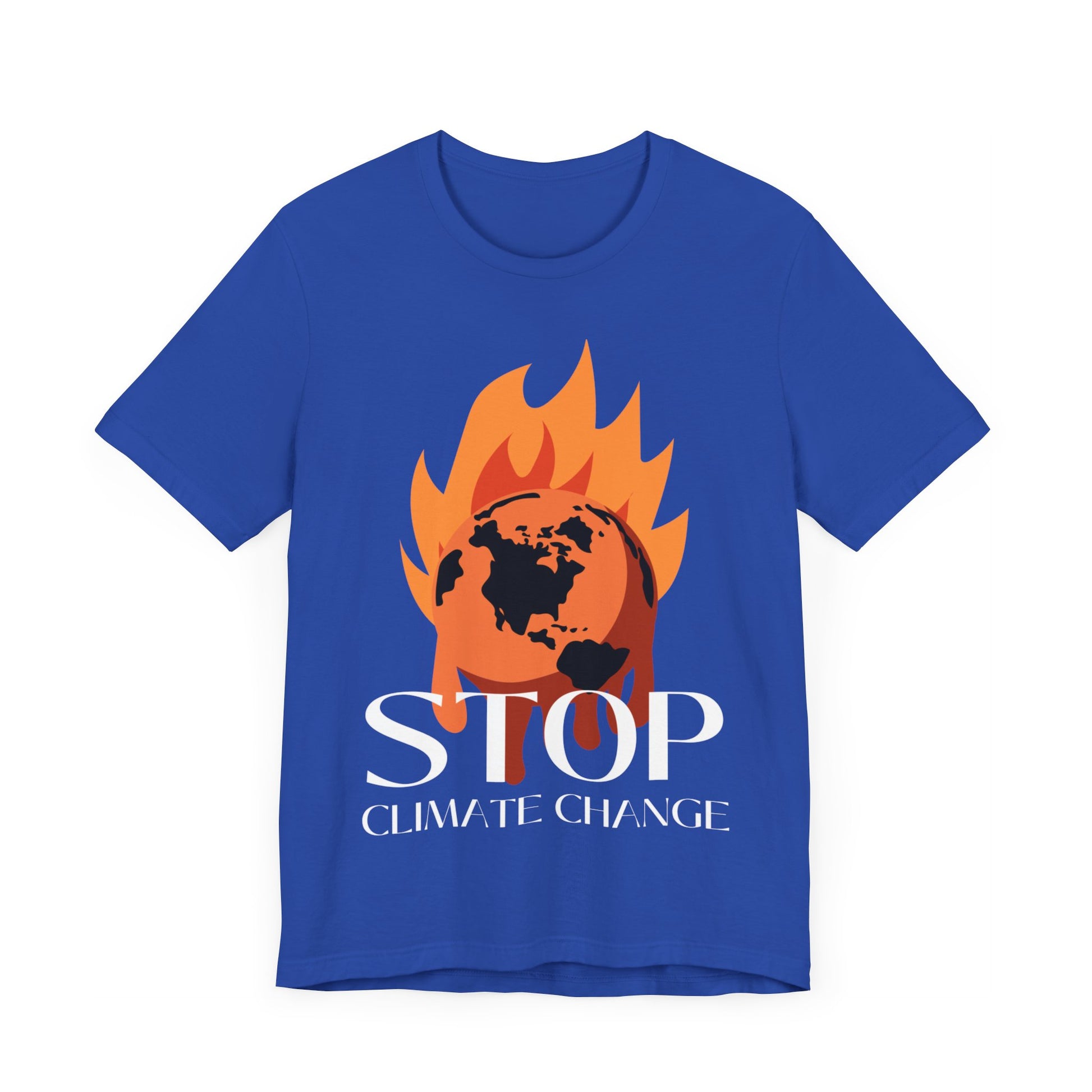 Stop Climate Change Short Sleeve Tshirt - DUGO