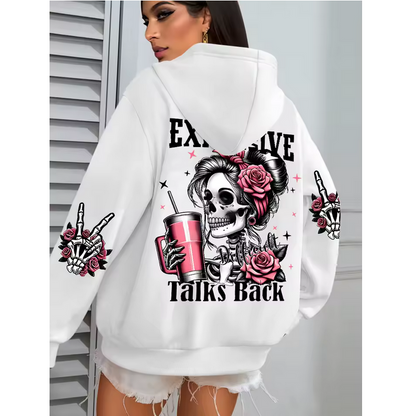 Funny Expensive Talks Back Hoodie